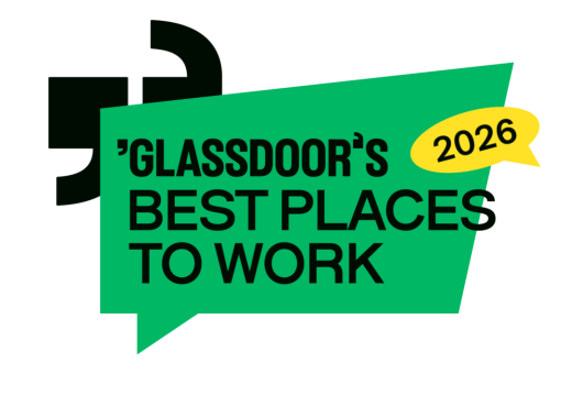 Glassdoor's Best Places to Work 2026 logo.